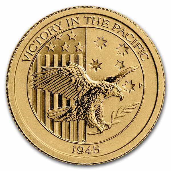 2017 Australia 1/10 oz Gold Victory in the Pacific BU